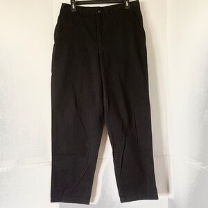 Classic Black Straight Leg Women's Pants